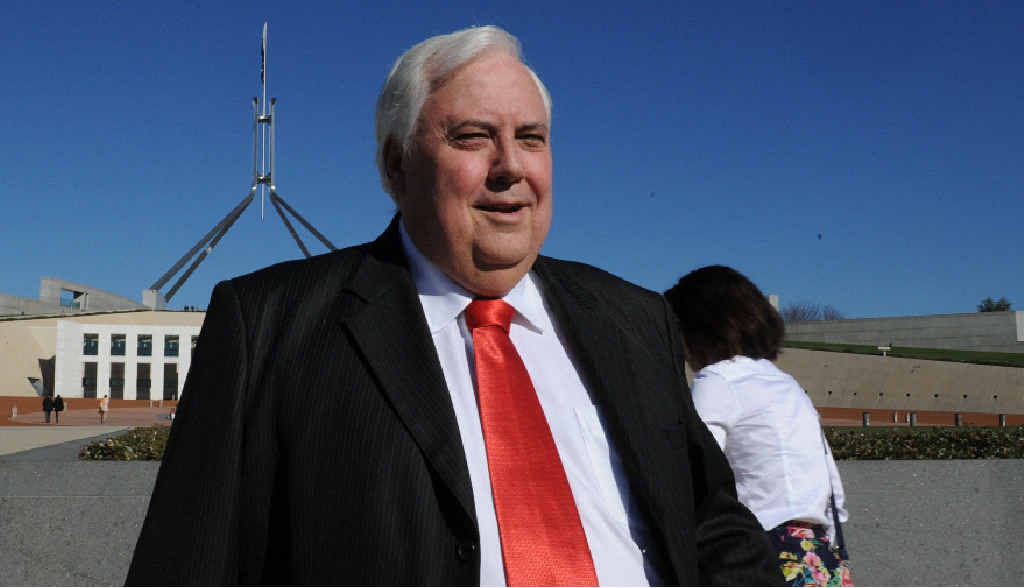 NO FBT: Leader of the Palmer United Party Clive Palmer announced his party would abolish the fringe benefits tax on business lunches. NO FBT: Leader of the Palmer United Party Clive Palmer announced his party would abolish the fringe benefits tax on business lunches.